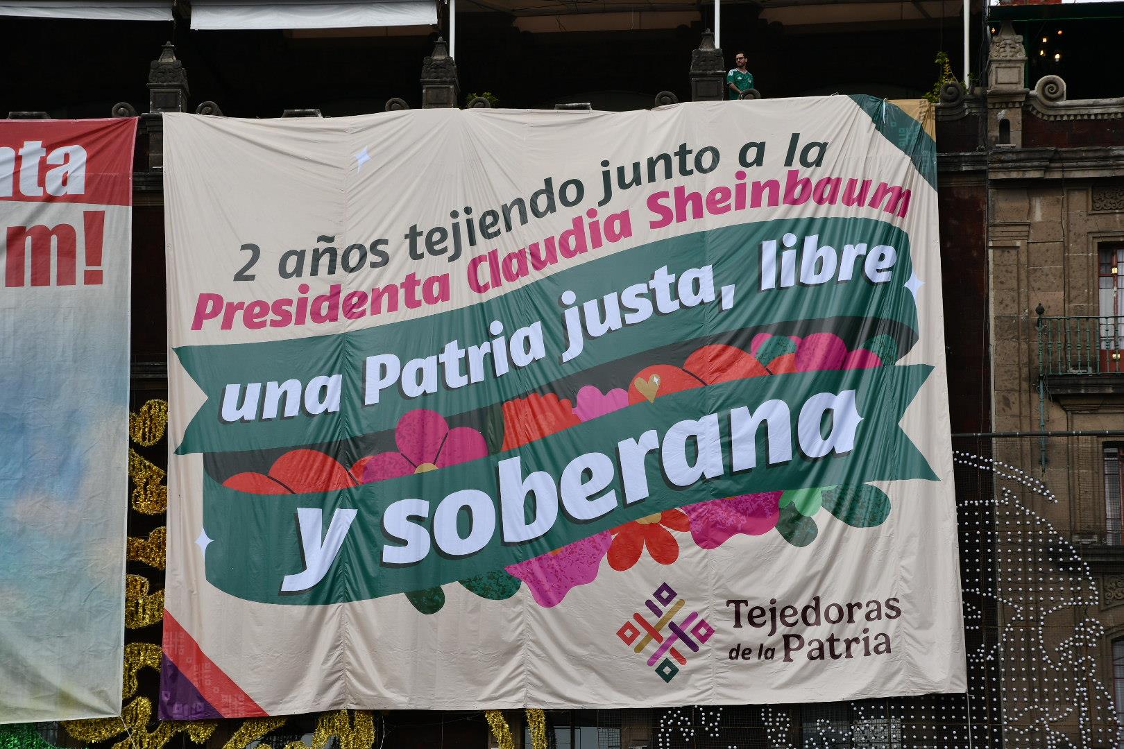 Asamblea informativa de la presidenta Claudia Sheinbaum Pardo en el Zócalo de la Ciudad de México 